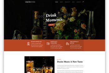 LiquorStore – Liquor Store Website HTML Template