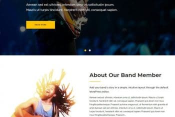 Musical Vibe – A Free Responsive WordPress Theme