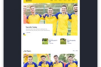 EsportsTeam – Sports Website HTML Template