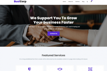 Busicorp – Multipurpose WordPress Theme