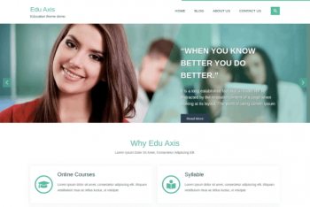Edu Axis – Education Website WordPress Theme
