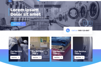 Laundry Master – Laundry Service Website WordPress Theme