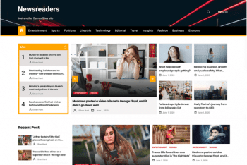 Newsreaders – Multi-Layout News WordPress Theme