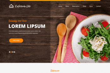 Cafeteria Lite WordPress Theme for Free