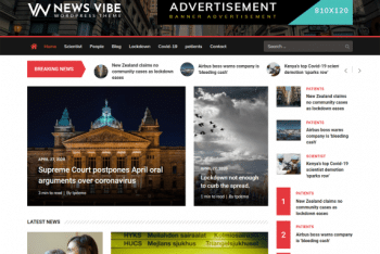 News Vibe – A Free WordPress Magazine Theme
