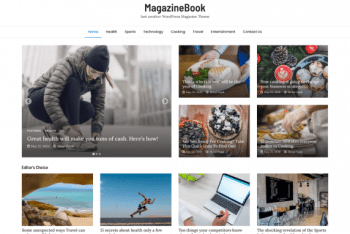 MagazineBook – A Free Magazine WordPress Theme