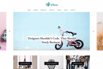 Vilva – A Free Multipurpose WordPress Blog Theme