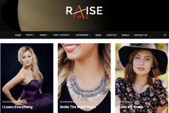 Raise Mag – Modern WordPress Blog Theme for Free
