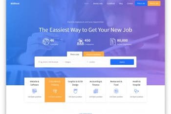 Skillhunt – Job Search HTML Website tTemplate