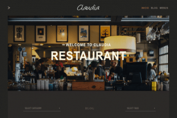 Claudia – A Free WordPress Theme for Personal Blog & Professional Business Websites