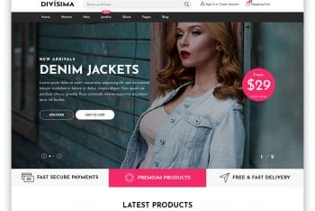 Divisima – Clothing Website HTML Template