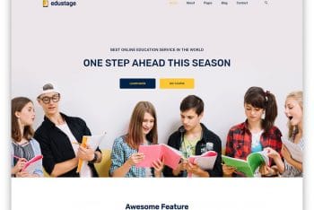 Edustage – Educational Website HTML Template