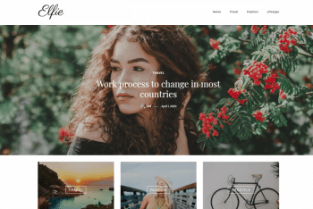 Elfie – WordPress Blog Theme for Free