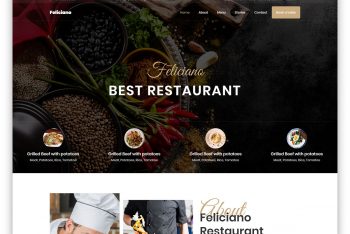 Feliciano – Restaurant Website HTML Template