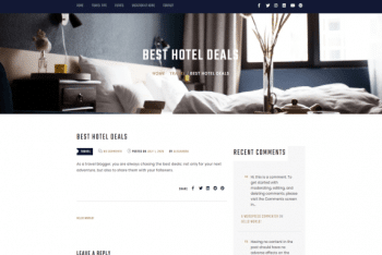 Hotelflix – Hotel Website WordPress Theme for Free