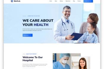 MedicalCenter – A Free Medical Website Template