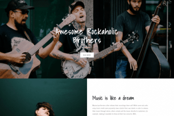 Rockaholic – Free Music Related WordPress Theme