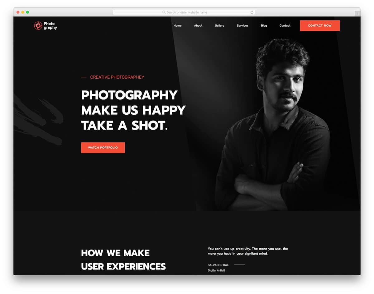 MyPhotography - free HTML template