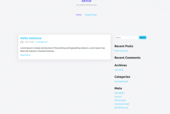 Skito – Free WordPress Website Theme