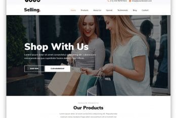 Selling – HTML5 eCommerce Website Template