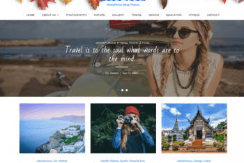 BlogTour – Tour & Travel Website WordPress Theme