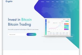 Crypto Currency – Free Cryptocurrency Website Template