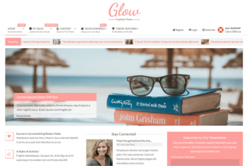 Unos Glow – Responsive WordPress Theme for Free