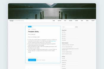 Starlight – Modern Blog WordPress Theme for Free