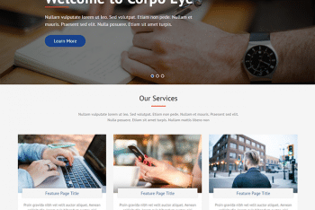 Corpo Eye – Responsive WordPress Multipurpose Theme for Free