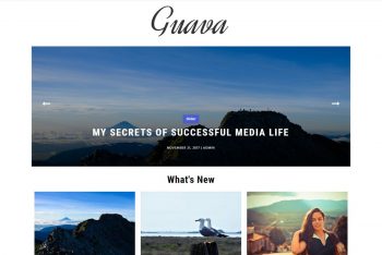 Guava – Free Responsive WordPress Theme