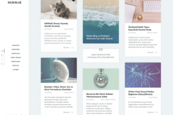 MiNNaK – Portfolio Website WordPress Theme for Free