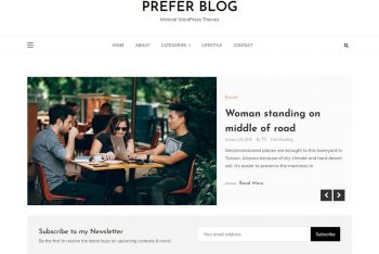 Prefer Blog – Blog & Magazine Website WordPress Theme for Free