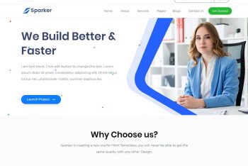 Sparker – Free Multipurpose WordPress Theme