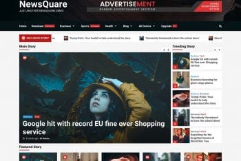 NewsQuare – A Free News Website WordPress Theme