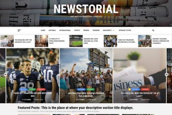 Newstorial – SEO-friendly WordPress Theme for Free