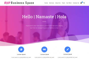 Business Space – Versatile WordPress Theme for Free