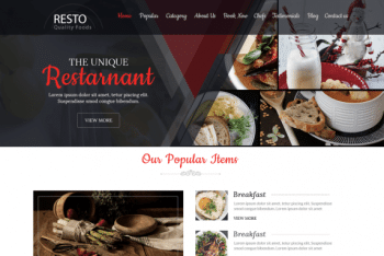 Restaurant Zone – Multipurpose Food Website WordPress Theme for Free