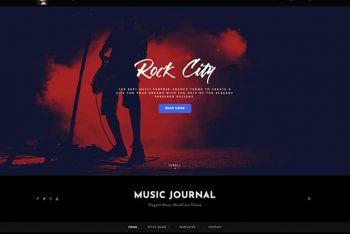 Music Journal – Music Website WordPress Theme for Free
