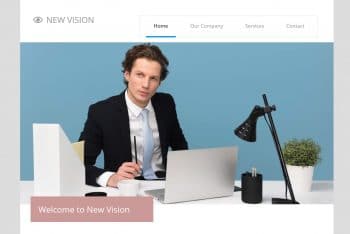 New Vision – Free Bootstrap Website Template