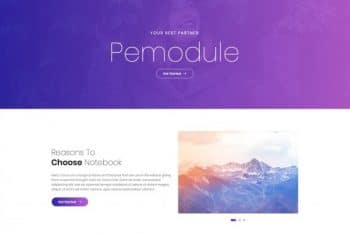 Pemodule – HTML Portfolio Website Template for Free