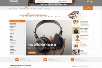 Shopage – Multipurpose eCommerce WordPress Theme