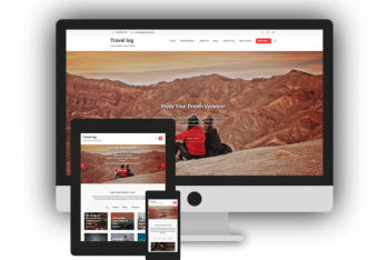 Travel Log – Travel Website WordPress Theme for Free