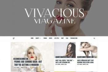 Vivacious Magazine – Multipurpose Blogging & Magazine WordPress Theme for Free