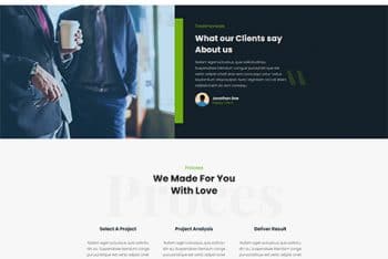Posterity –  Creative Agency Website WordPress Theme for Free