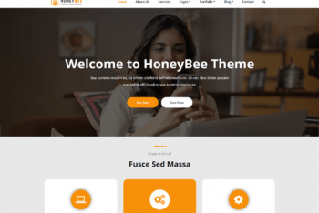 HoneyBee – Free Multipurpose WordPress Theme