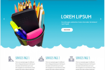 Kids Campus Lite – A Free Kindergarten Website WordPress Theme