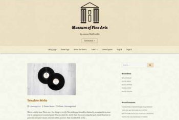 Muzeum – Lightweight WordPress Theme for Free