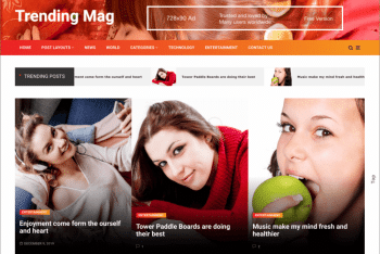 Trending Mag – Free Magazine WordPress Theme