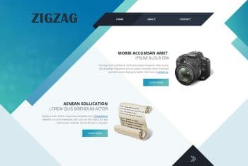 Zigzag – A Free Simple HTML Template