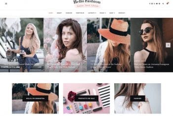 Hello Fashion – Free Fashion Website WordPress Theme